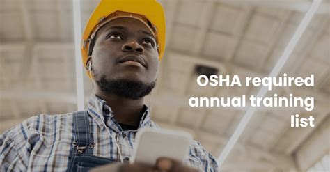 osha required training yearly.